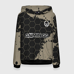 Толстовка-худи женская Gaimin Gladiators форма, цвет: 3D-черный