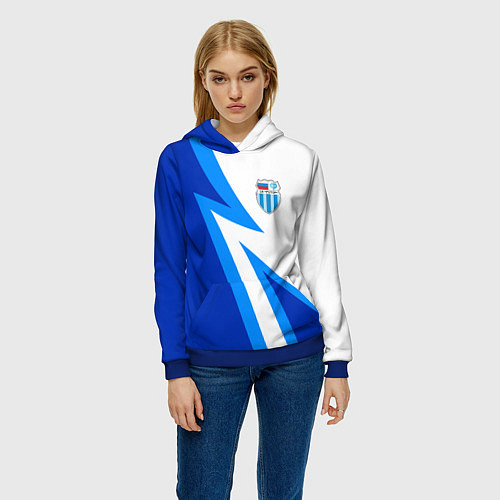 Женская толстовка Волгоградский ротор - клуб / 3D-Синий – фото 3