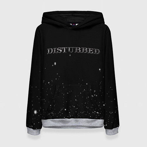 Женская толстовка Disturbed stars / 3D-Меланж – фото 1