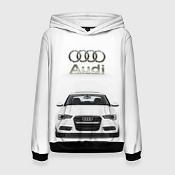 Толстовка-худи женская Audi a5, цвет: 3D-черный
