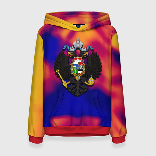 Женская толстовка Россия глазами нейросети / 3D-Красный – фото 1