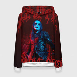 Толстовка-худи женская Cradle Of Filth: Dani Filth, цвет: 3D-белый