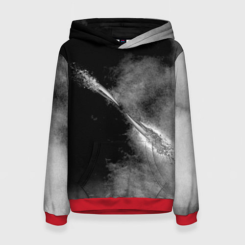 Женская толстовка Two shot / 3D-Красный – фото 1