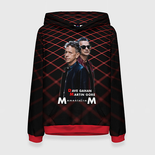 Женская толстовка Depeche Mode - Dave Martin memento mori tour / 3D-Красный – фото 1
