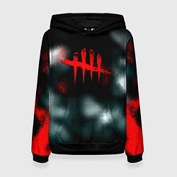 Толстовка-худи женская Dead by daylight horror, цвет: 3D-черный
