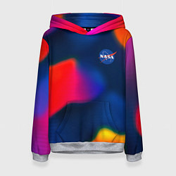 Толстовка-худи женская Nasa gradient sportcolor, цвет: 3D-меланж