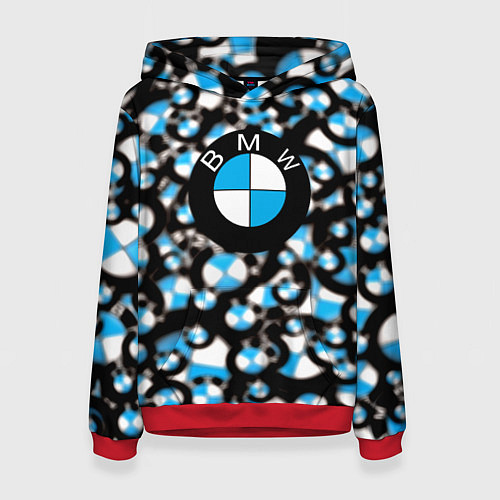 Женская толстовка BMW sportlogo / 3D-Красный – фото 1