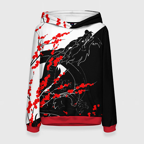 Женская толстовка Tokyo Dragon / 3D-Красный – фото 1