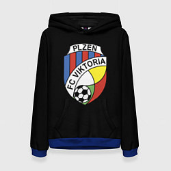 Толстовка-худи женская Viktoria fc club, цвет: 3D-синий
