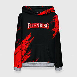 Толстовка-худи женская Elden ring краски текстура, цвет: 3D-меланж
