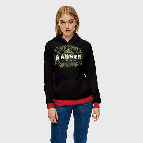 Женская толстовка Ranger - DnD / 3D-Красный – фото 3