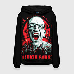 Толстовка-худи женская LP - Chester, цвет: 3D-черный