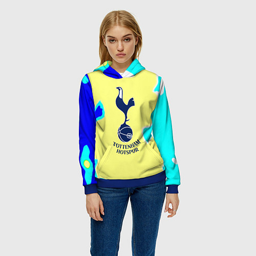 Женская толстовка Тоттенхэм Хотспур футбольный клуб / 3D-Синий – фото 3