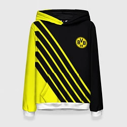 Толстовка-худи женская Borussia sport line uniform, цвет: 3D-белый