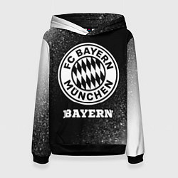 Толстовка-худи женская Bayern sport на темном фоне, цвет: 3D-черный