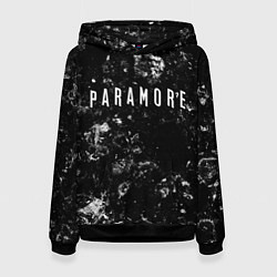 Толстовка-худи женская Paramore black ice, цвет: 3D-черный