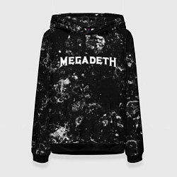Толстовка-худи женская Megadeth black ice, цвет: 3D-черный