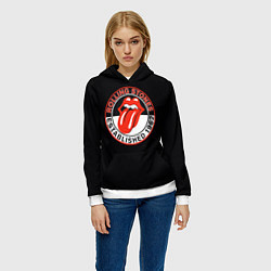 Толстовка-худи женская Rolling Stones Established 1962 group, цвет: 3D-белый — фото 2