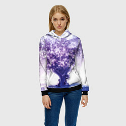 Толстовка-худи женская Marisa Sakura from Touhou Project Reimu, цвет: 3D-черный — фото 2