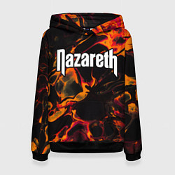 Женская толстовка Nazareth red lava