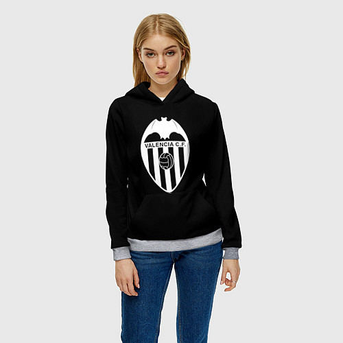 Женская толстовка Valencia club sport fc / 3D-Меланж – фото 3