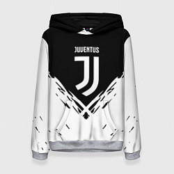 Толстовка-худи женская Juventus sport geometry fc club, цвет: 3D-меланж