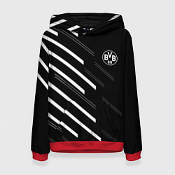 Толстовка-худи женская Borussia sport fc, цвет: 3D-красный