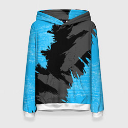 Толстовка-худи женская Extreme blue, цвет: 3D-белый