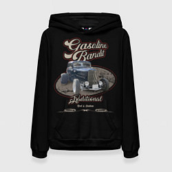 Толстовка-худи женская Gasoline bandit, цвет: 3D-черный
