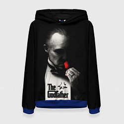 Толстовка-худи женская The Godfather - Don Vito, цвет: 3D-синий