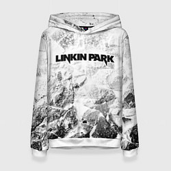 Толстовка-худи женская Linkin Park white graphite, цвет: 3D-белый