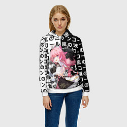 Толстовка-худи женская Encore - Wuthering Waves, цвет: 3D-белый — фото 2