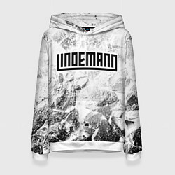 Толстовка-худи женская Lindemann white graphite, цвет: 3D-белый