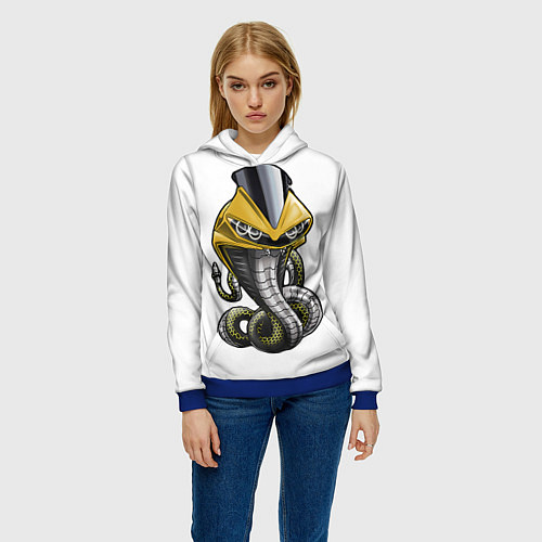 Женская толстовка Yamaha r6 / 3D-Синий – фото 3