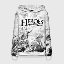 Женская толстовка Heroes of Might and Magic white graphite