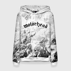 Женская толстовка Motorhead white graphite