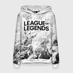 Женская толстовка League of Legends white graphite