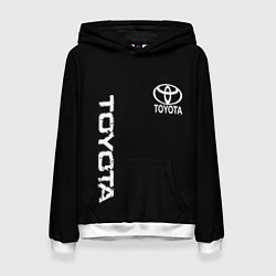 Женская толстовка Toyota logo white steel