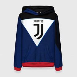 Толстовка-худи женская Juventus sport geometry color, цвет: 3D-красный