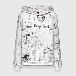 Толстовка-худи женская Three Days Grace dirty ice, цвет: 3D-белый