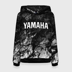 Толстовка-худи женская Yamaha black graphite, цвет: 3D-черный