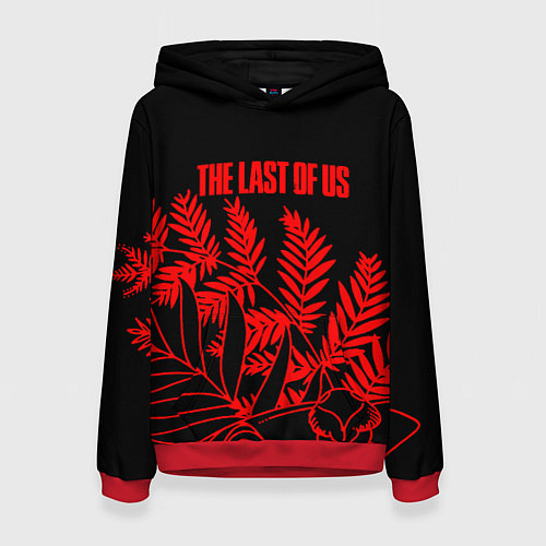 Женская толстовка The last of us tropic / 3D-Красный – фото 1