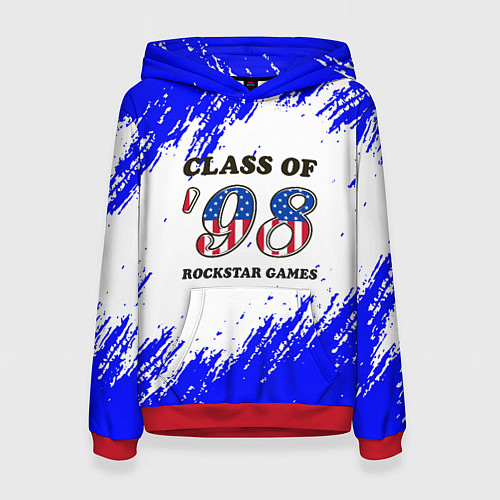 Женская толстовка ГТА текстура / 3D-Красный – фото 1