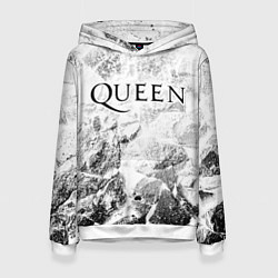 Толстовка-худи женская Queen white graphite, цвет: 3D-белый