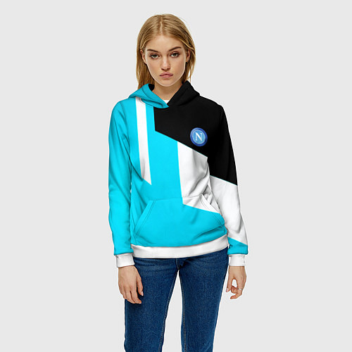 Женская толстовка Napoli geometry fc / 3D-Белый – фото 3