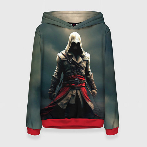 Женская толстовка Assassins creed 2 / 3D-Красный – фото 1