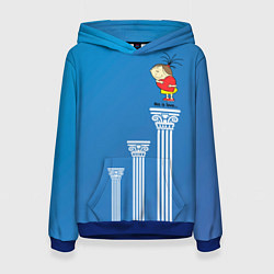 Толстовка-худи женская This is love - heavenly, цвет: 3D-синий