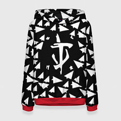 Толстовка-худи женская Doom telegram, цвет: 3D-красный