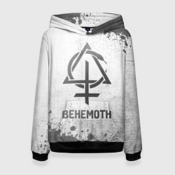 Толстовка-худи женская Behemoth - white gradient, цвет: 3D-черный