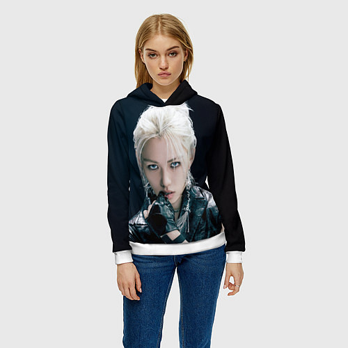 Женская толстовка Stray Kids Felix Giant concept / 3D-Белый – фото 3